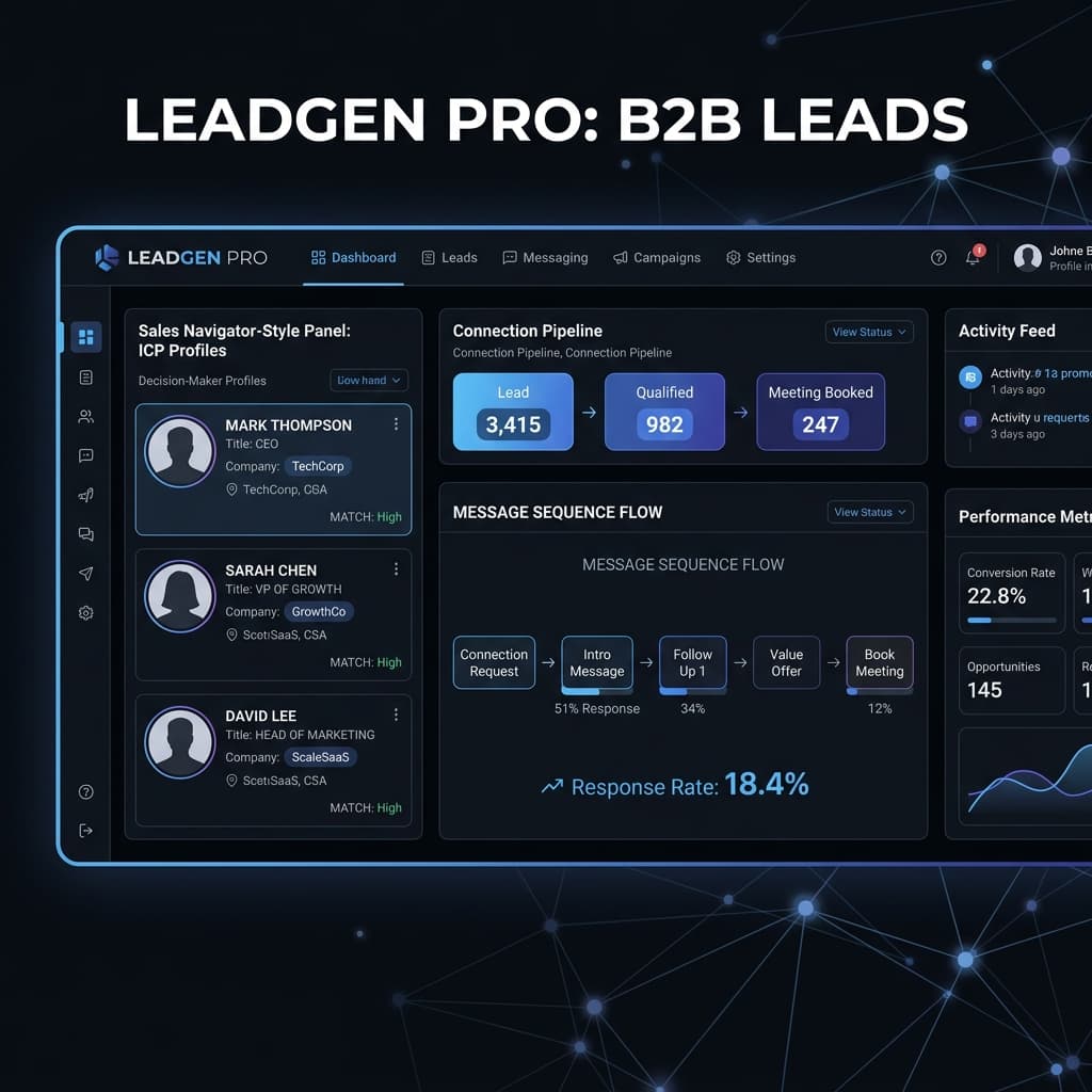LinkedIn Lead Gen for B2B: Why Your Connection Requests Are Getting Ignored (And the Fix)